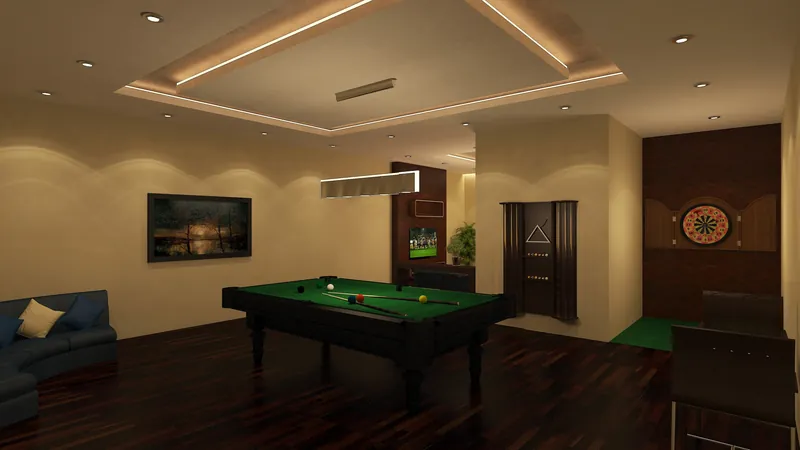 Billiard room — majlis & recreation facility, DIM Mobilya